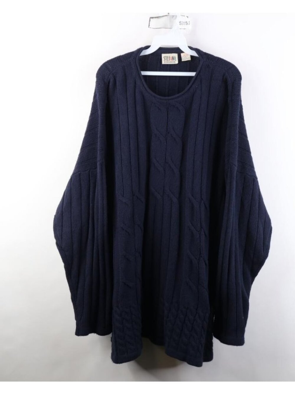 Vintage 90s Streetwear Womens 30 / 32 Chunky Cable Marled Knit Tunic Sweater